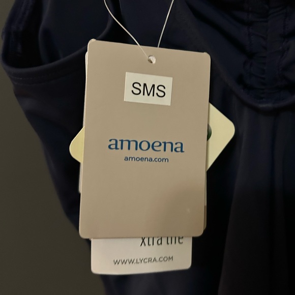 NWT Amoena Masectomy Swimwear Size 8 B Cup Summer Day Half Bodice One Piece - Picture 8 of 10